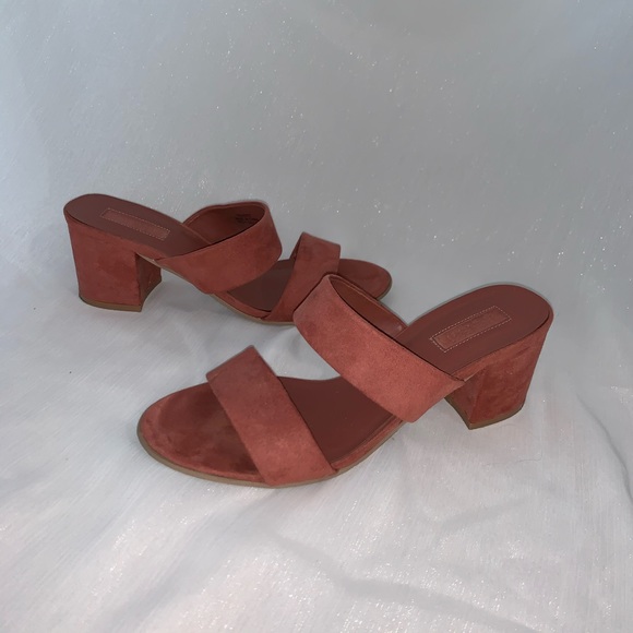 mauve heeled sandals